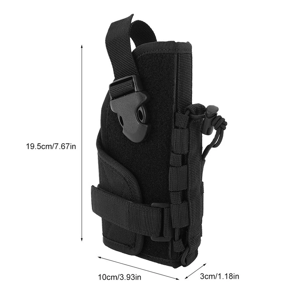 Tactical Molle Belt OWB Pistol Holster Pouch with Magazine Pouch for Right Hand - Image 3 of 4