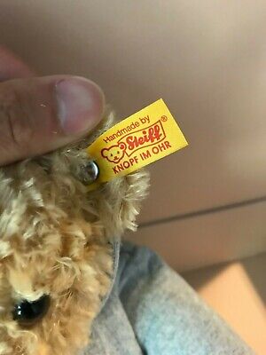 100% Auth. Supreme Steiff Teddy Bear Heather Grey FW18 Brand 100% Auth. Supreme Steiff Teddy Bear Heather Grey FW18 Brand