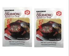 Kikkoman Instant Osuimono Japanese Clear Broth (Pack of 2) Made in Japan