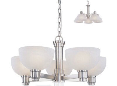 Z-Lite 5 Light Chandelier 314-5C-BN