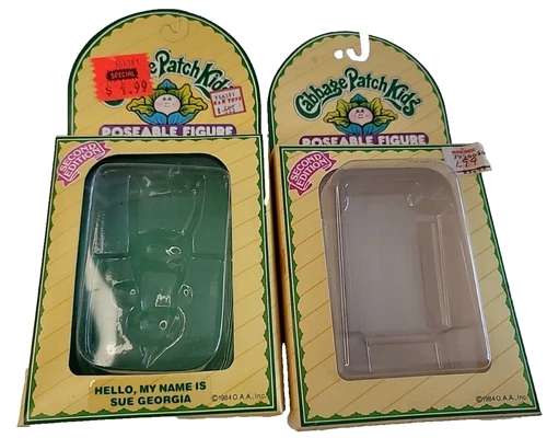 Cabbage Patch Kids Figure Boxes Only Second Edition VTG Bundle of 2 1984