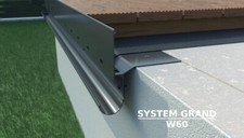 Alu Abtropf Randprofil Traufenprofil Balkon Terrasse Rinne W60 Grand System
