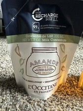 L'Occitane Refill Almond Milk Concentrate Body Lotion 200ml NEW