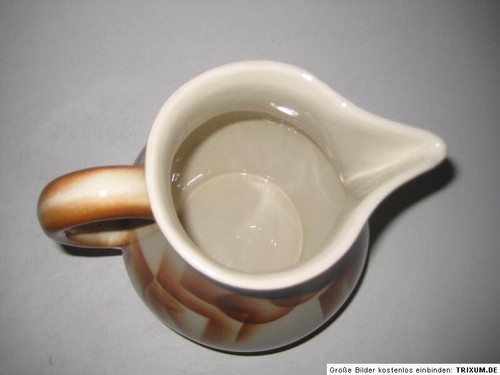 Art Deco Bunzlau Spritzdekor XXL Kanne German Pottery Ceramic Weimarer Republic - Picture 4 of 8