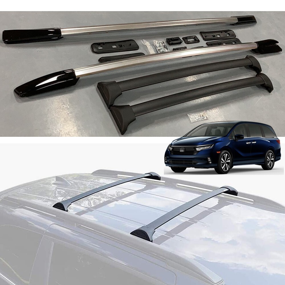 4Pcs Side Roof Rail Crossbar Cross Bar Roof Rack Fit for Honda