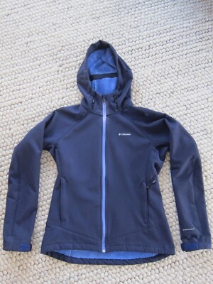 Columbia Softshelljacke mit Teddyfleece, Damen, Größe L, blau-lila
