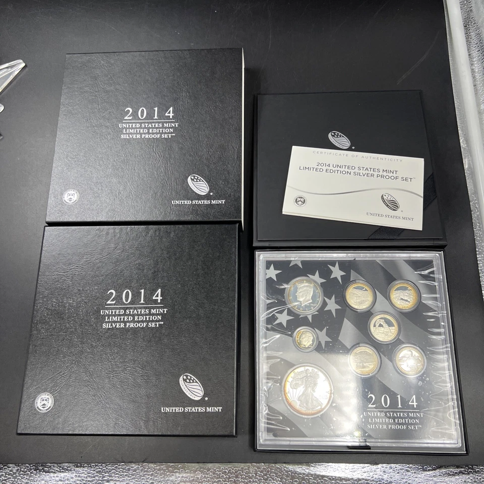 2014 United States US Mint Limited Edition Silver Proof Set OGP BOX & COA #A - Image 2 of 4