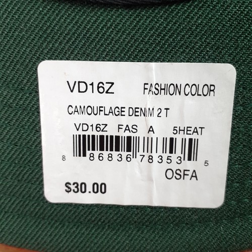 Miami Heat Mitchell and Ness Jean Denim Camouflage Logo Snapback Hat Cap NEW - Picture 10 of 13