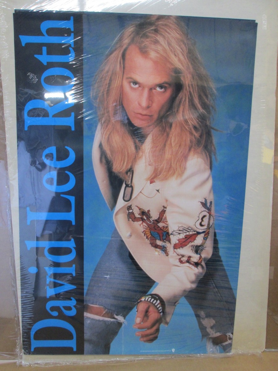 Vintage Promo David Lee Roth Van Halen 1991 rock band music artist