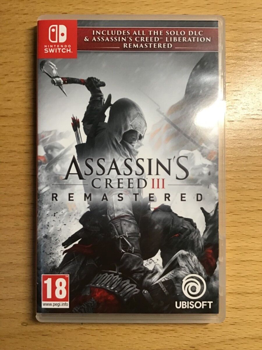 Replacement Case (NO GAME) Assassin's Creed III: Remastered Microsoft Xbox  One