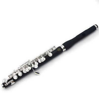 Piccolo Flute With Case C Key Silver Plated Composite Wood | Seychelles