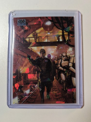 #ad #ad 2025 Topps Chrome Star Wars Galaxy Admiral Piett #35 Atomic Refractor 005 150 $39.97