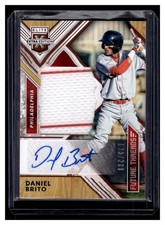 Brito, Daniel - 2018 Donruss Elite Extra Edition - Swatch/Autograph - 70/299