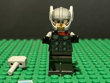 LEGO Thor Minifigure sh0680 Avengers 76169 Ragnarok Helmet No Cape read