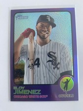 2022 Topps Heritage - Eloy Jimenez #179 Chrome Purple Refractor