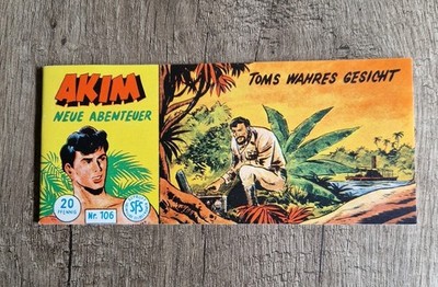 Akim Neue Abenteuer Nr. 106 Toms Wahres Gesicht Alt Oldschool Hethke 1984