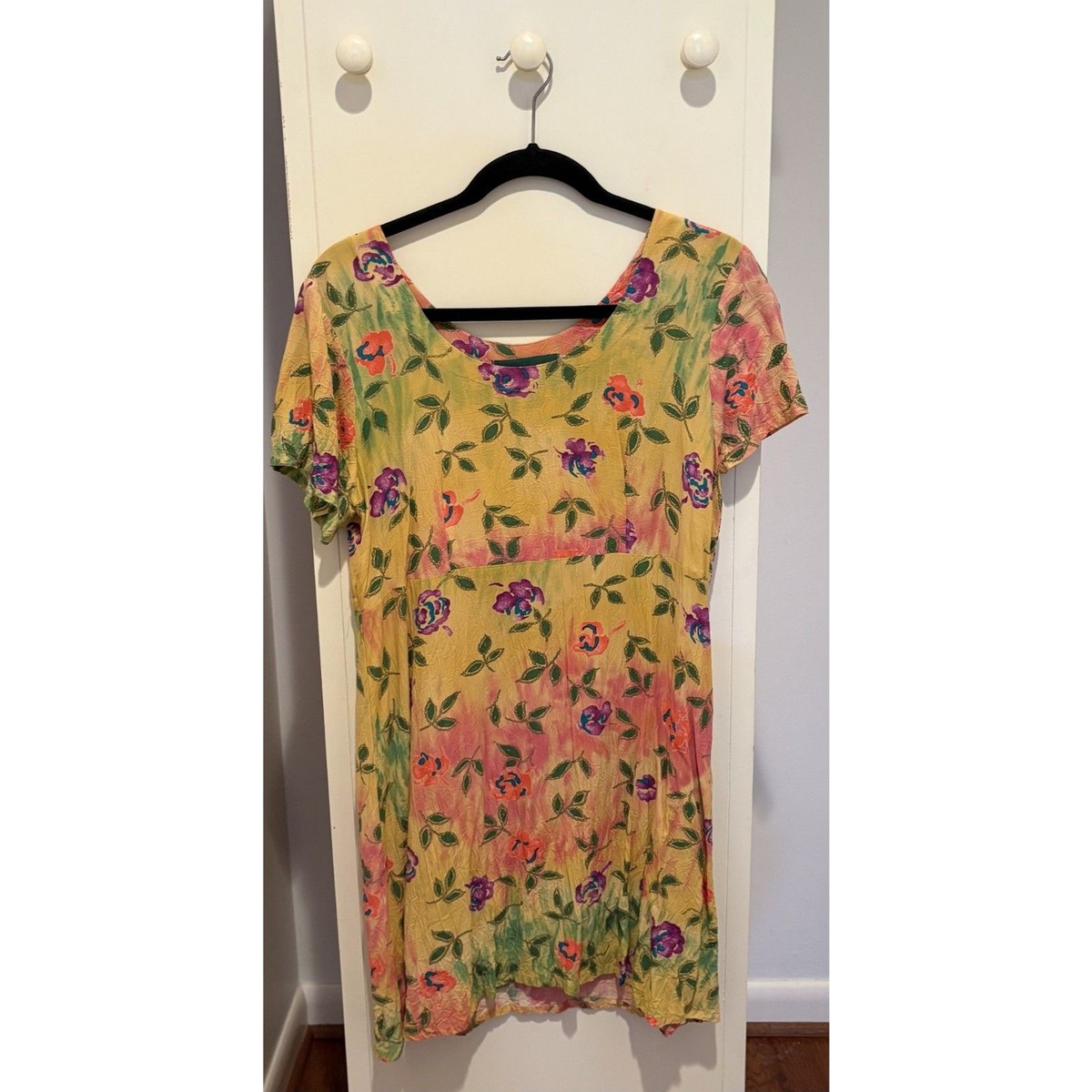 Jams World Floral Tenzi Short Sleeve Midi Dress