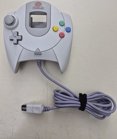 Sega Dreamcast - MIL-CD Compatible - OEM Controller - Cables - Blue VMU - TESTED