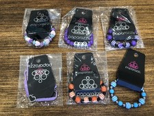 Lot of 6 Pieces of Paparazzi Girls Bracelets, Halloween BOO, Hearts