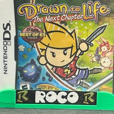 Drawn to Life: The Next Chapter DS (Nintendo DS, 2009) Complete W/ Manual