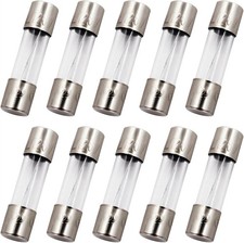 High-Quality 5A 125V Fast-Blow Glass Fuses - 10 Pieces for Circuit Protection