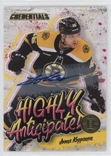 2023-24 Upper Deck Credentials Highly Anticipated Joona Koppanen #HA-13 Auto z7w