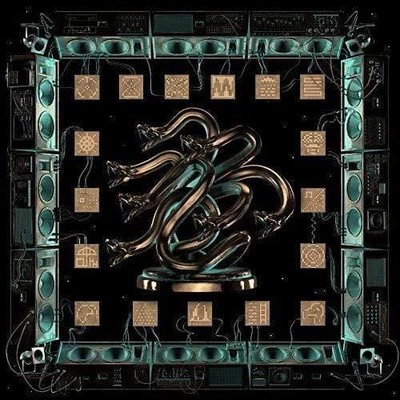 King Gizzard & The Lizard Wizard - Chunky Shrapnel (Gold With Black Splatter