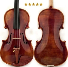 T31+ Pro Master Antique Strad Style Left Hand Violin 4/4 European Wood Warm Tone