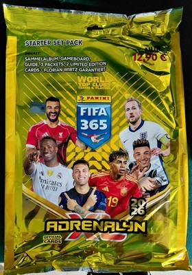 Neu Panini FIFA 365 2026 Adrenalyn XL Starter Set Pack
