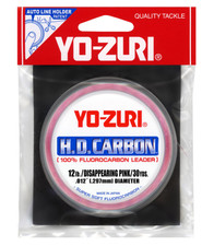 Yo-Zuri HD Carbon Disappearing Pink 30 Yards 12 Lb Fluorocarbon Leader