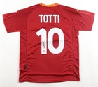 Francesco Totti Signed AS Roma Red Kappa Authentic Soccer Jersey Beckett