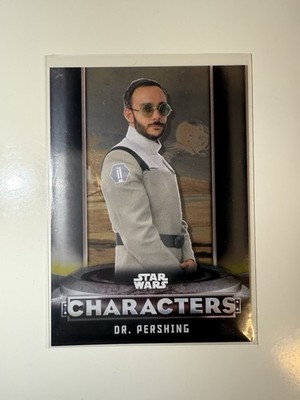 Star Wars Topps The Mandalorian Characters Card Dr. Pershing Karte Nr. C-7