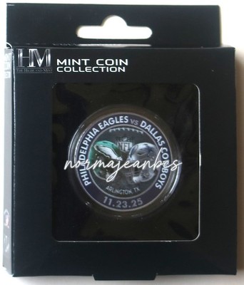 2025 SEASON PHILADELPHIA EAGLES VS DALLAS COWBOYS 11/23/25 GAME DAY COIN   NEW