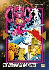 1992 Marvel Universe #196 The Coning of Galactus