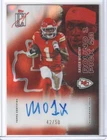 2025 Topps Chrome Xavier Worthy Orange Lava Refractor (RAW)