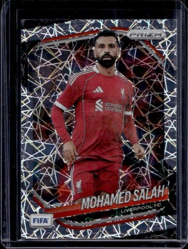 2025-26 Panini Prizm FIFA Mohamed Salah Lazer Prizm #93 Liverpool