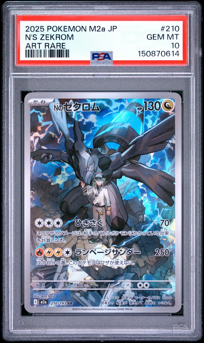 Zekrom Pokémon TCG Professional Sports Authenticator (PSA