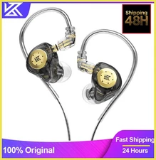 Kz Edx Pro Earphones Dynamic in Ear Monitor Hifi Wired Headphones Bass Stereo Ga