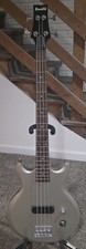 Ibanez Gio Electric Bass Guitar Silver 4-String Solid Body 22 Frets w/ Strap