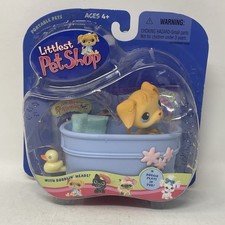 Littlest Pet Shop Portable Pets 2004 Retriever Dog 21 Vintage New