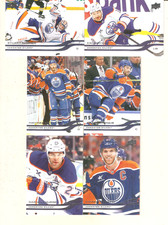 Edmonton Oilers 2025-26 Upper Deck Series 1 Base Team Set -- 6 Cards