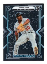 Josiah Gray 2022 Panini Chronicles Obsidian Washington Nationals #10 RC Rookie