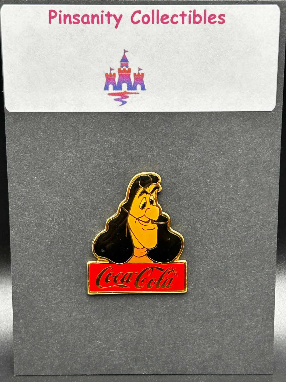 WDW- Captain Hook Coca-Cola WDW 15th Anniversary Pin- LE