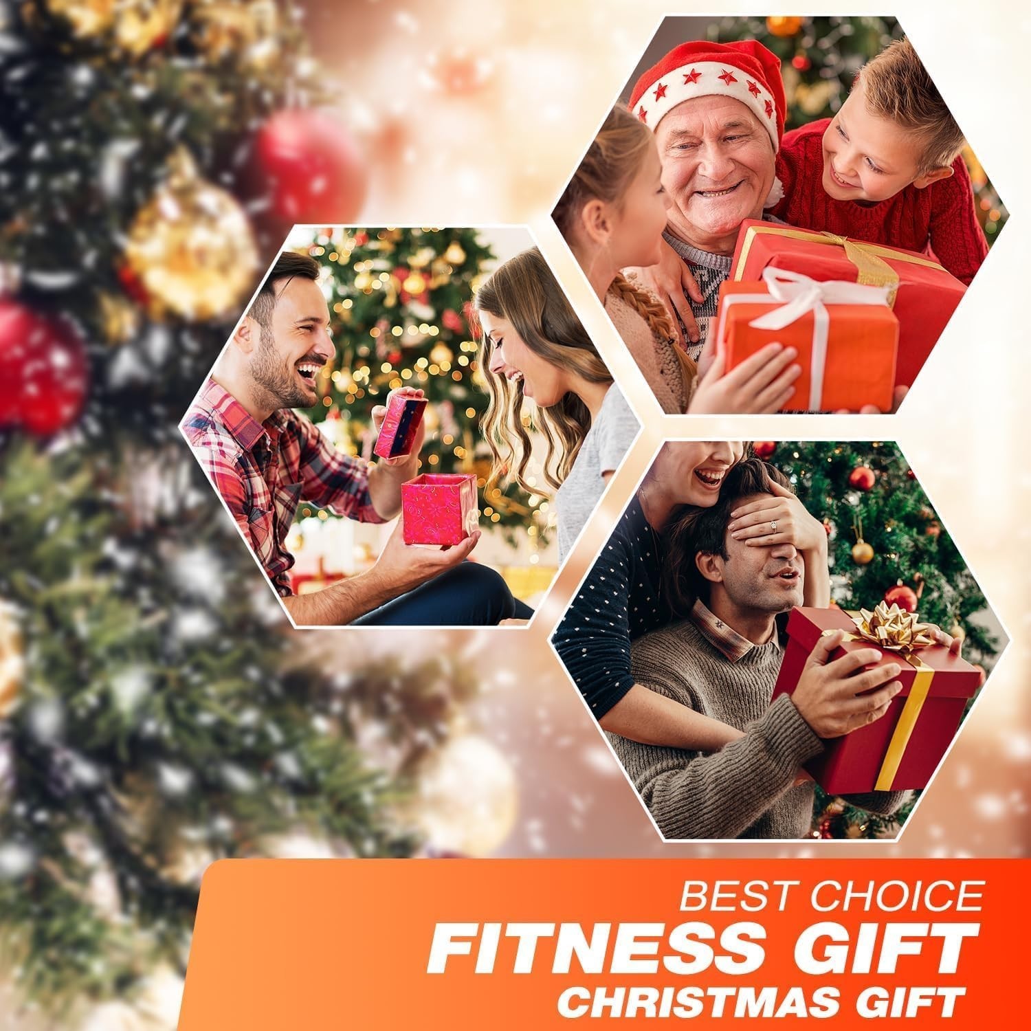 HPYGN Heavy Resistance Bands Set 300LBS with Handles for Home Gym Workout