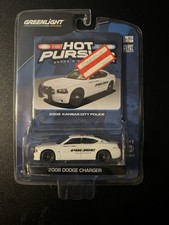 Greenlight Hot Pursuit Kansas City KS Police 2008 Dodge Charger 1/64 Series 5