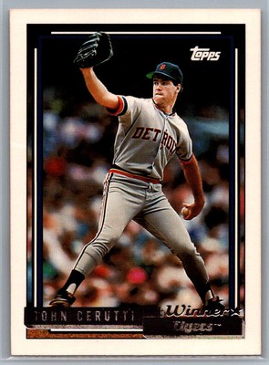 1992 Topps #487 John Cerutti Gold Winners