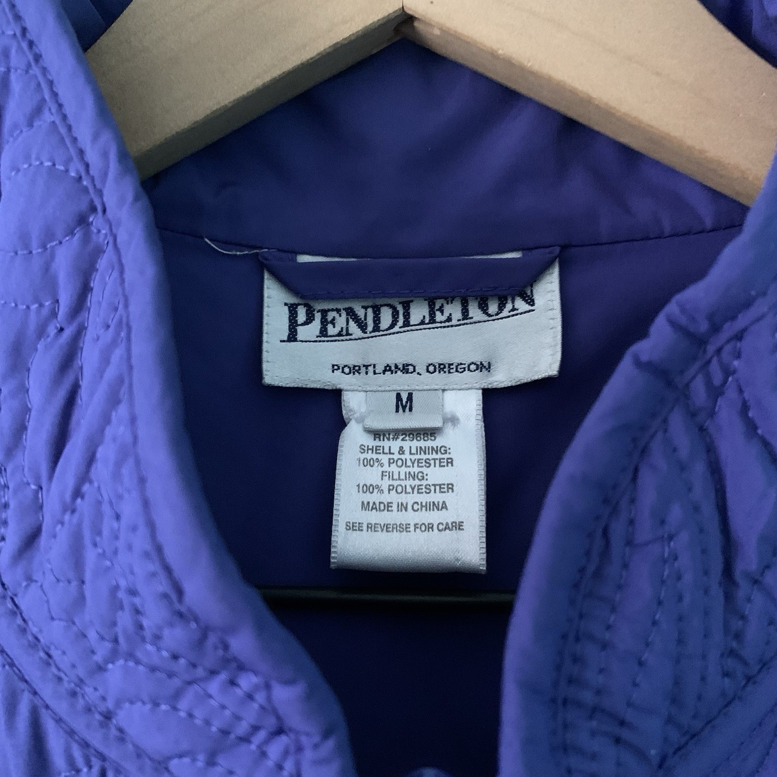 Pendleton Quilted Lightweight WOMENS Jacket Vest … - image 2