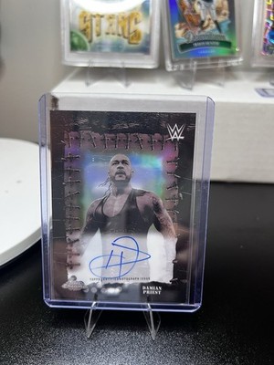 2025 Topps Chrome WWE Cactus Jack  Damian Priest Famed Phantoms Autograph