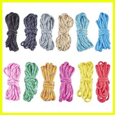 24 m Polyester Cord Ropes 12 Colors 4 mm Sturdy Clothes Line for Tie Pull Swi...