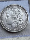 1884 morgan silver dollar